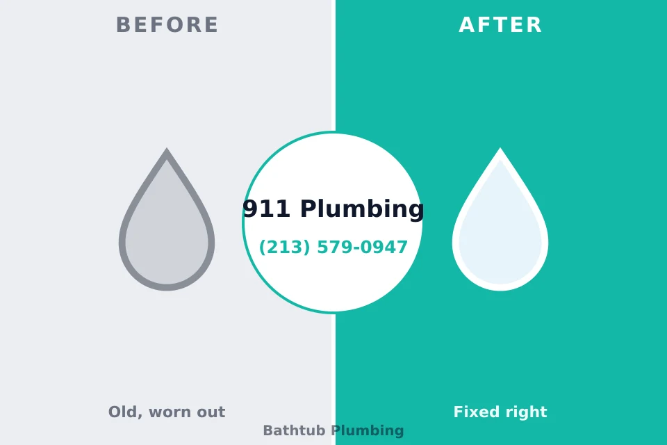 Before and after: plumbing company Alliance, OH